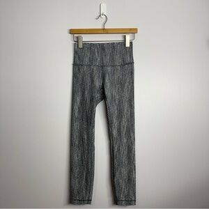 lululemon athletica Gray Patterned Leggings